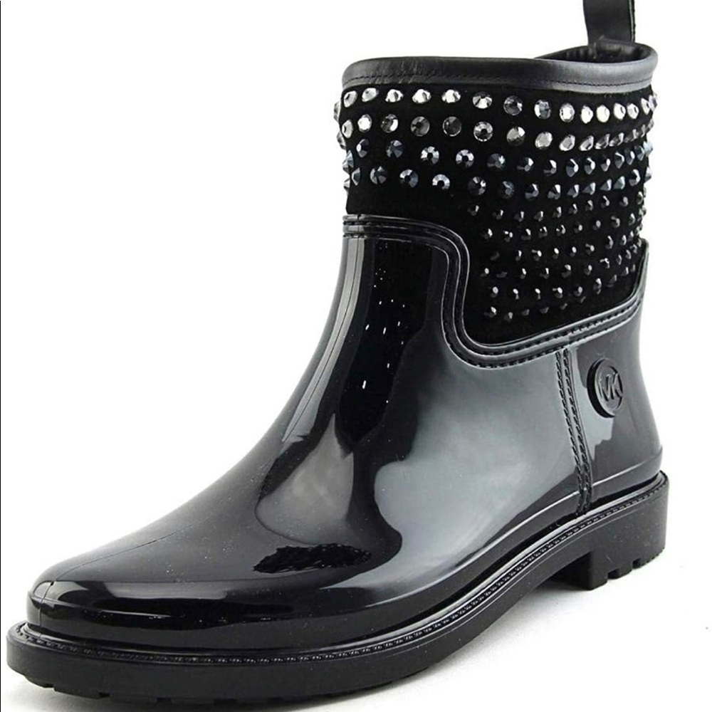 Michael Kors Short Black Rainboots NWOT